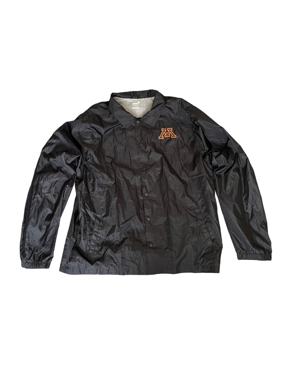 Minnesota Golden Gophers Black Gen 2 Sports Men's Bomber Rain Jacket Size XL New